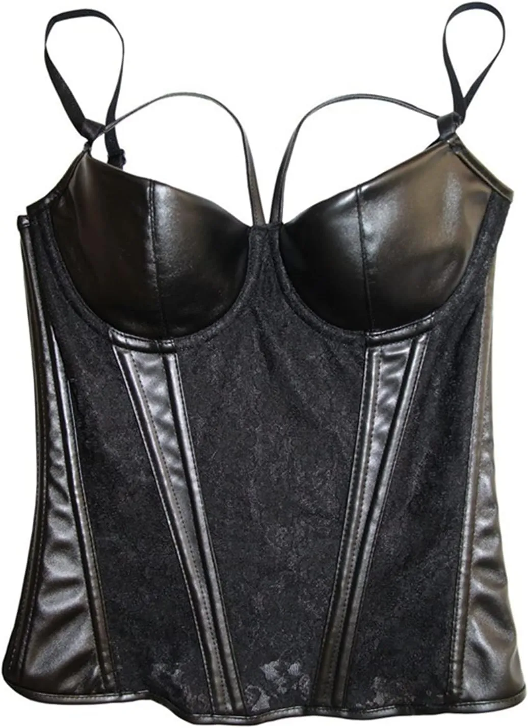 ICEGIA Women's Heavy Duty Corset Double Steel Boned Waist Trainer Corsets Underbust Body Shaper