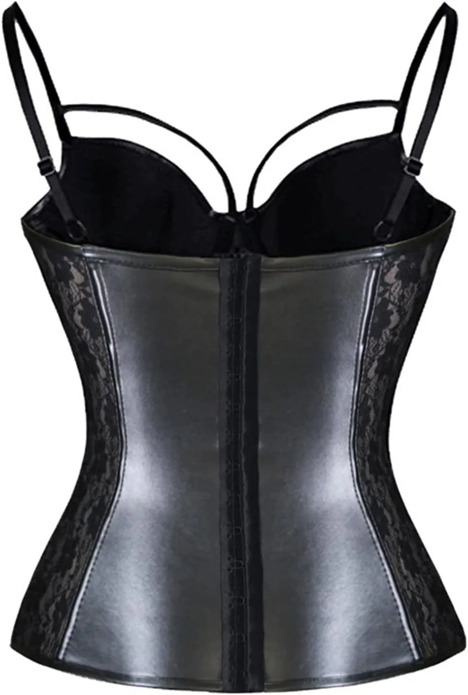 ICEGIA Women's Heavy Duty Corset Double Steel Boned Waist Trainer Corsets Underbust Body Shaper