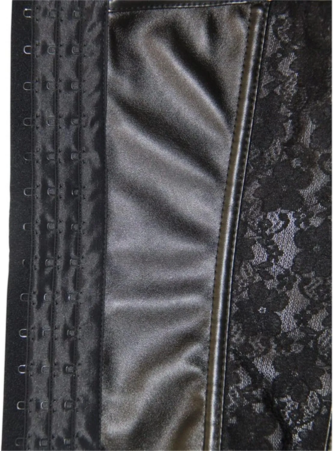 ICEGIA Women's Heavy Duty Corset Double Steel Boned Waist Trainer Corsets Underbust Body Shaper
