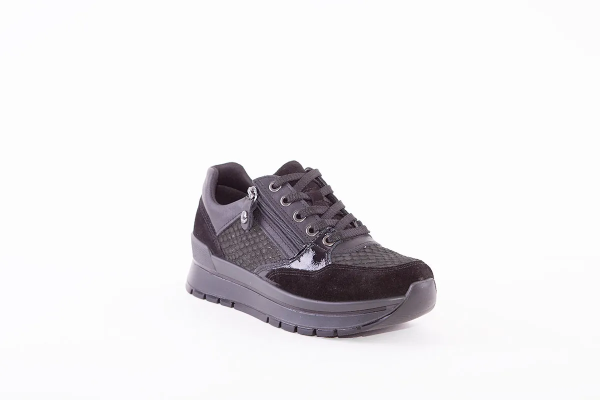 IMAC - 257670 LACED FASHION SHOE - BLACK
