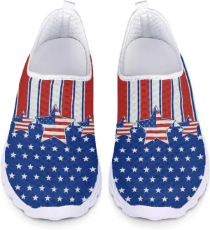 INSTANTARTS 3D Animal Women's Breathable Flat Running Water Shoes Beach Loafer