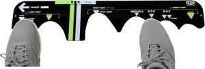 Izzo Golf Sure Stance Golf Swing Training Aid -Ball Position Trainer