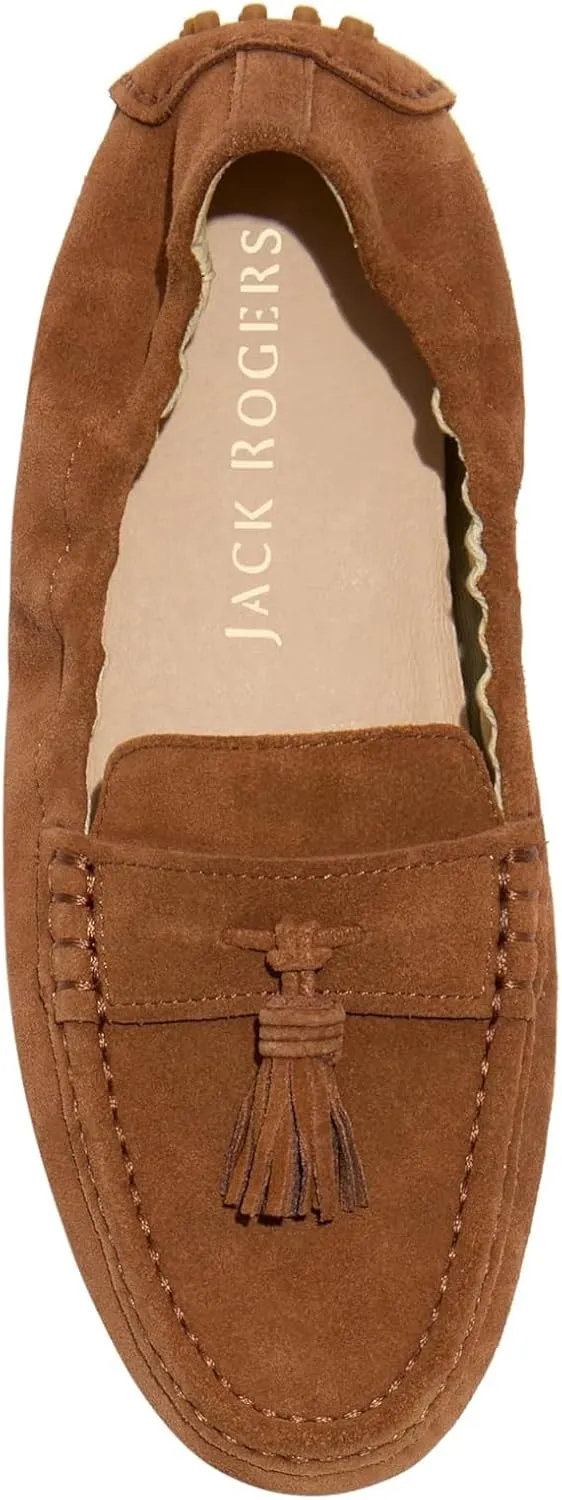 Jack Rogers Women's Bedon Tassel Driver-Suede Loafer