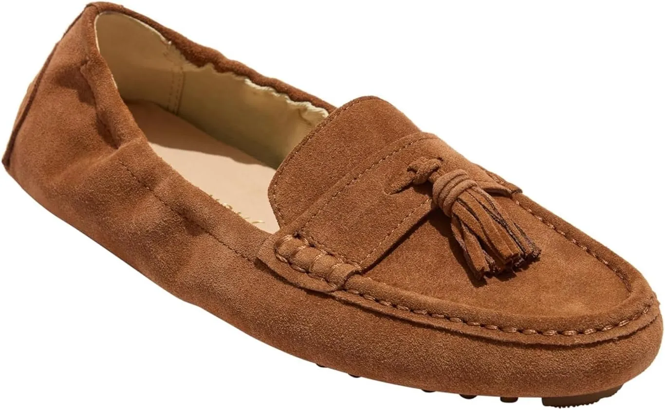 Jack Rogers Women's Bedon Tassel Driver-Suede Loafer