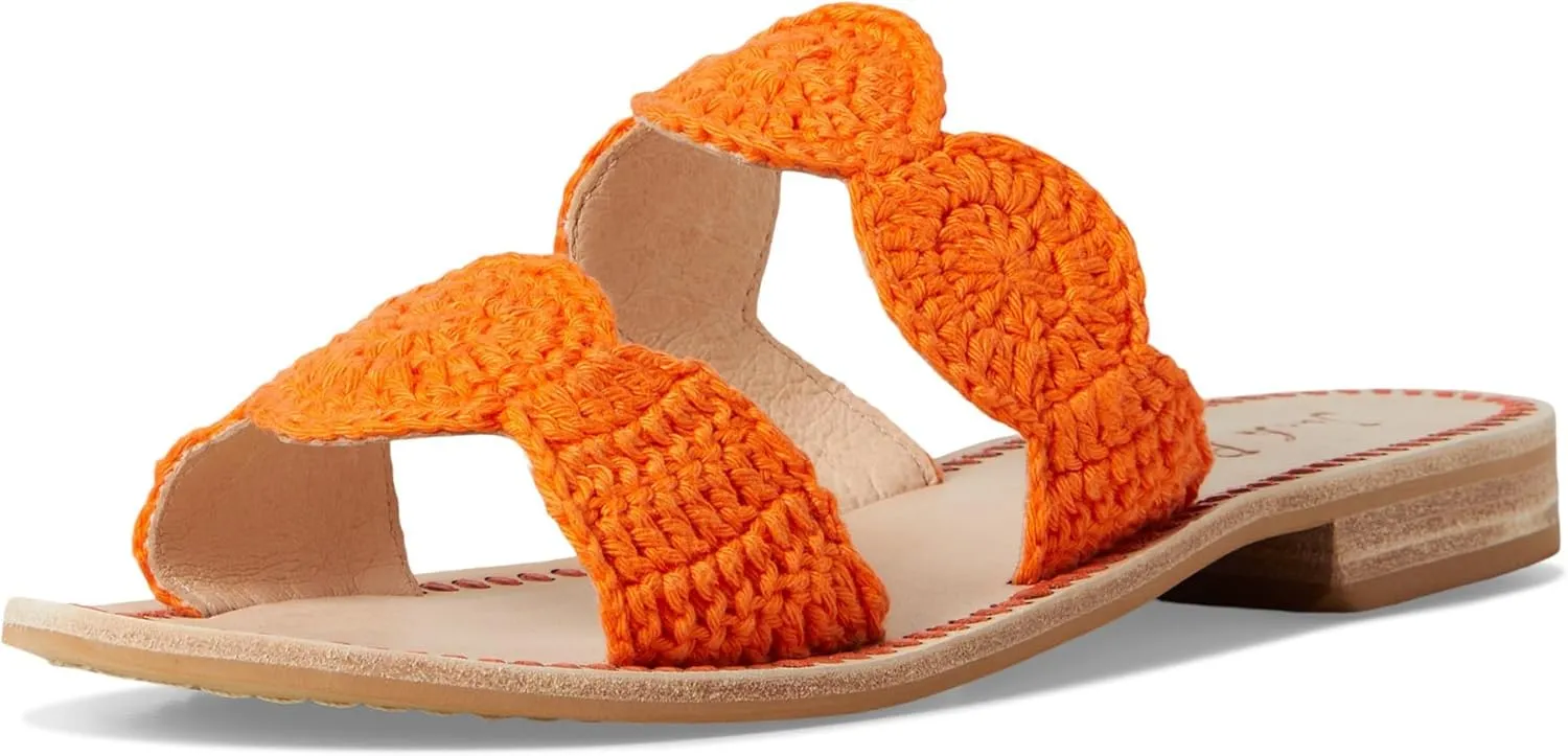 Jack Rogers Women's Laurin Sandal-Crochet Flat