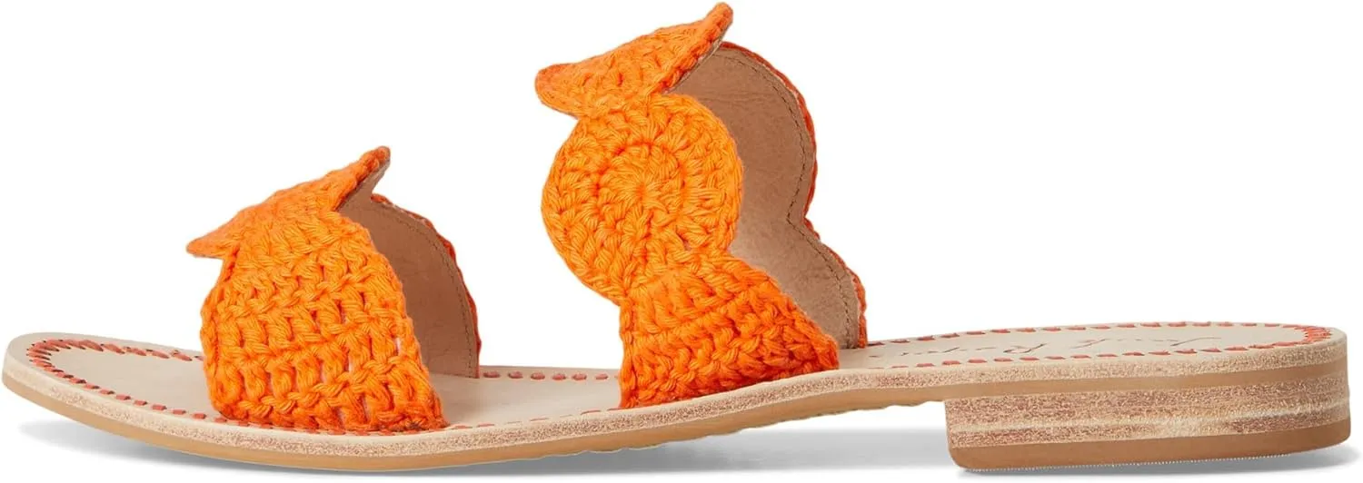 Jack Rogers Women's Laurin Sandal-Crochet Flat