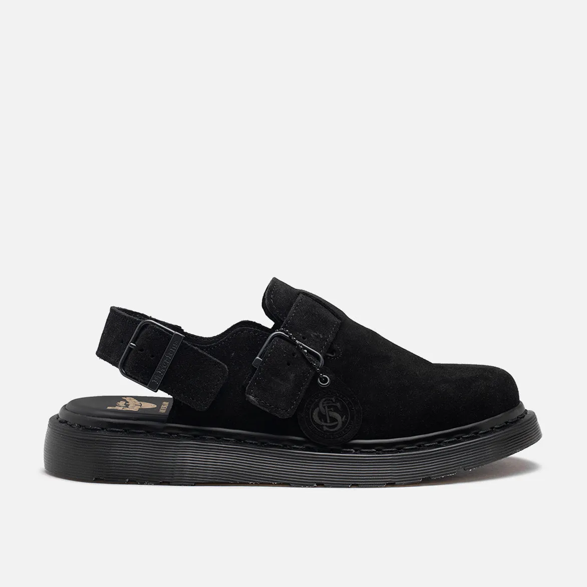 JORGE BLACK REPELLO CALF SUEDE (GUM OIL)