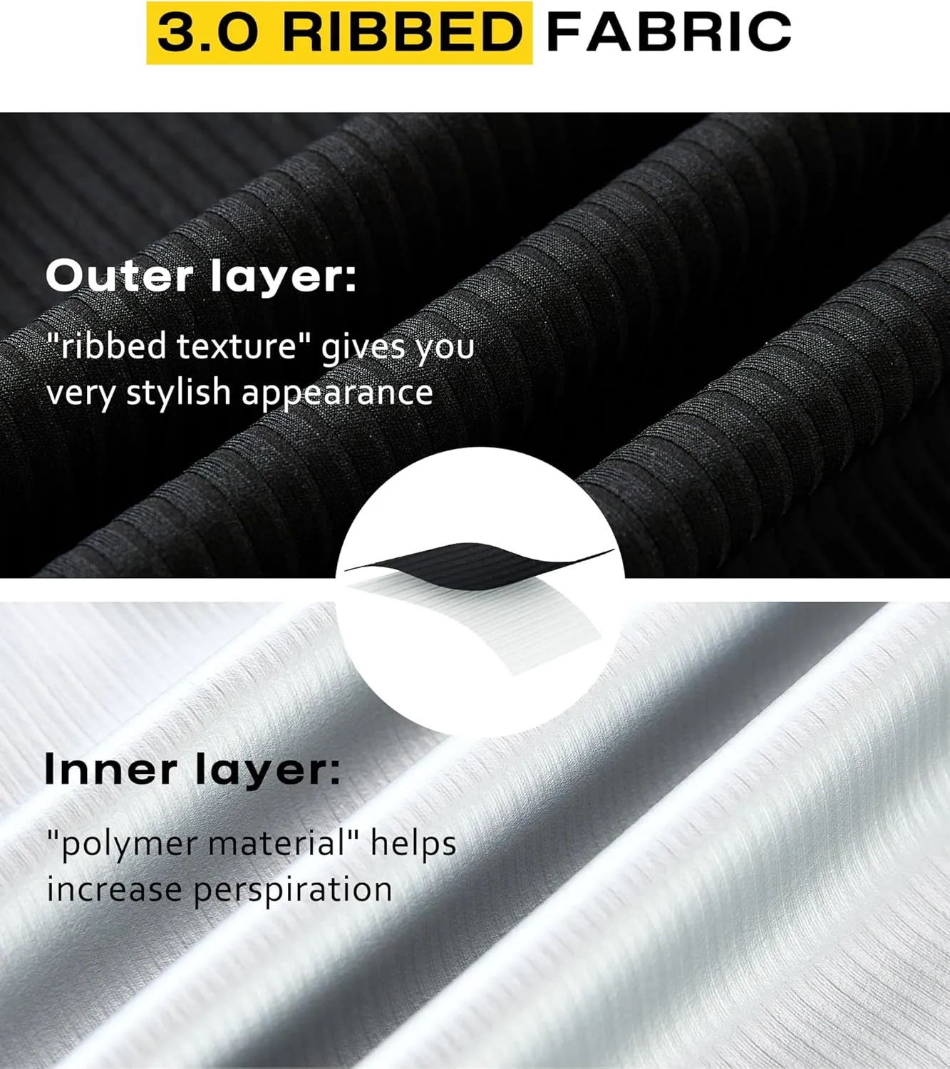 Junlan Sauna Suit Women Waist Trainer Ribbed Sweat Sauna Shirt Full Body Jumpsuit