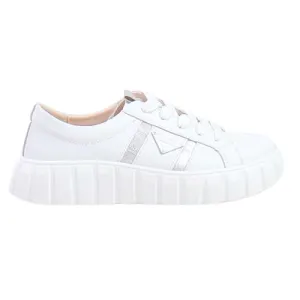 Kate Appleby Ladies Platform Trainers - Adwell - White