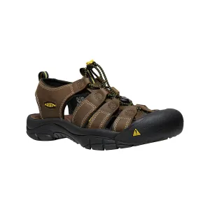 KEEN 1001870 Men's Newport Leather Sandal - Bison