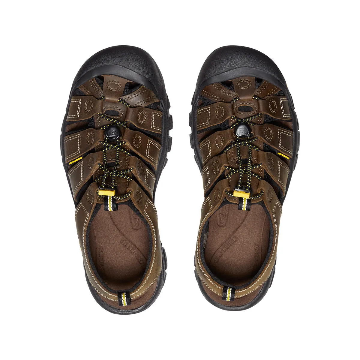 KEEN 1001870 Men's Newport Leather Sandal - Bison