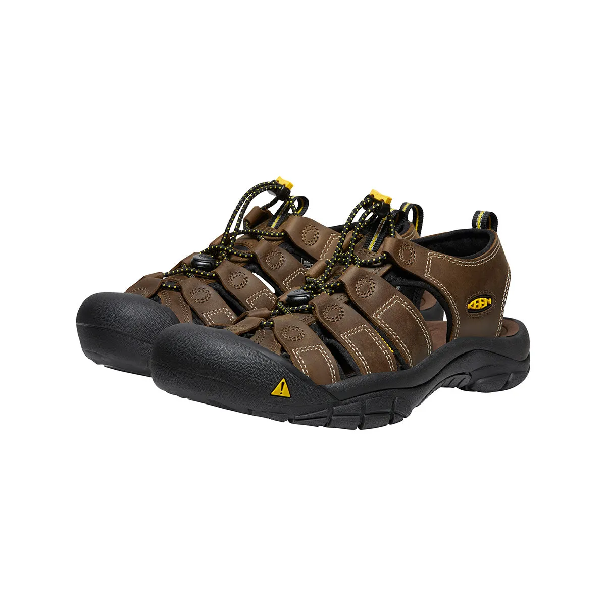 KEEN 1001870 Men's Newport Leather Sandal - Bison