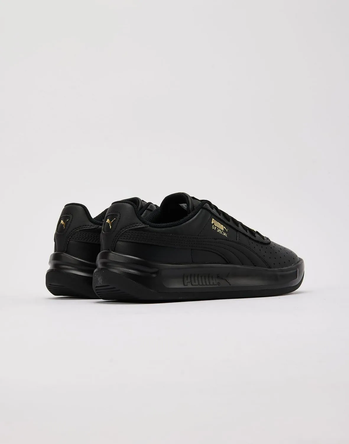 Kids Puma GV Special GS Black Gold Print 399384 02 Shoe Sneaker Trainer
