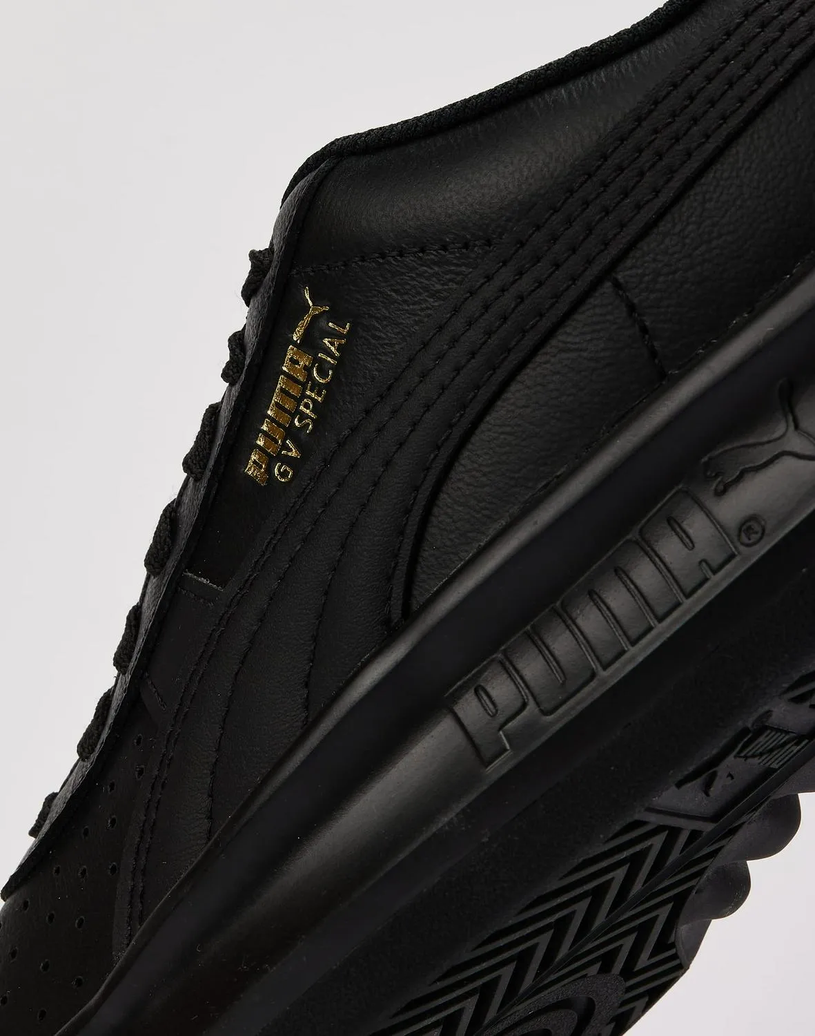 Kids Puma GV Special GS Black Gold Print 399384 02 Shoe Sneaker Trainer