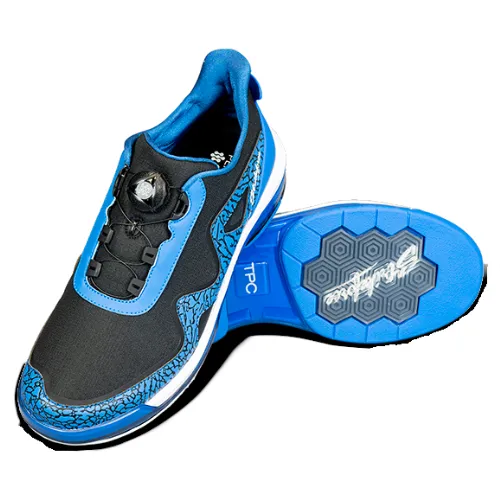 KR Strikeforce TPC Gladiator Blue/Black High Performance Mens Right Hand Bowling Shoes