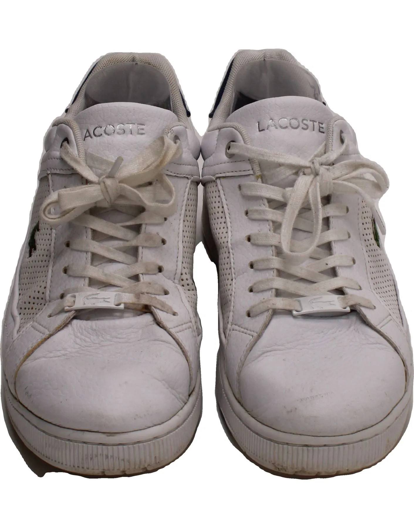 LACOSTE Mens Trainers UK Size 8 White