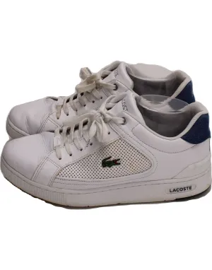 LACOSTE Mens Trainers UK Size 8 White