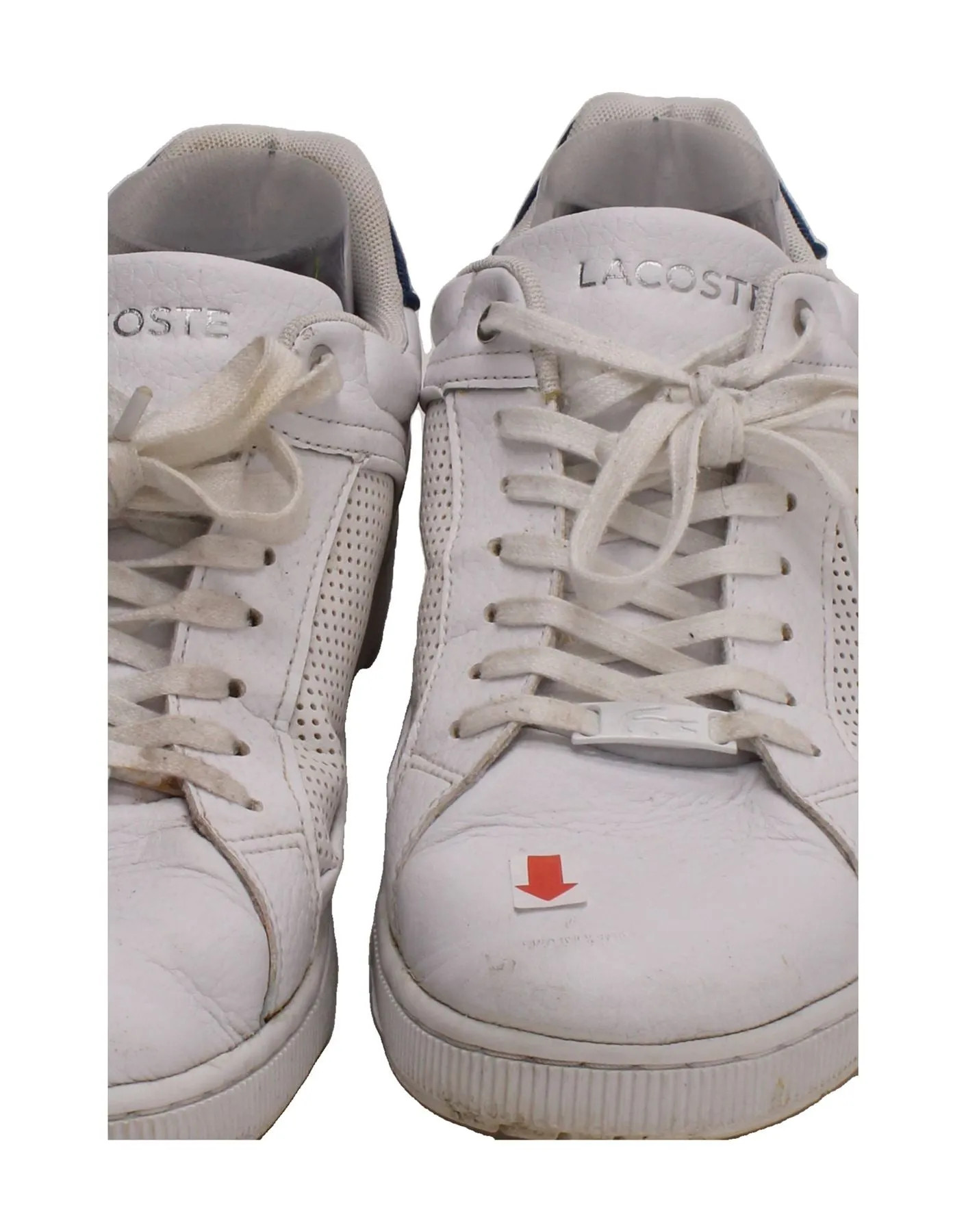 LACOSTE Mens Trainers UK Size 8 White