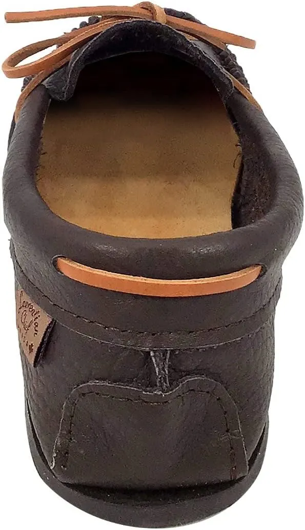Laurentian Chief Men's Buffalo Leather Moccasin Shoes