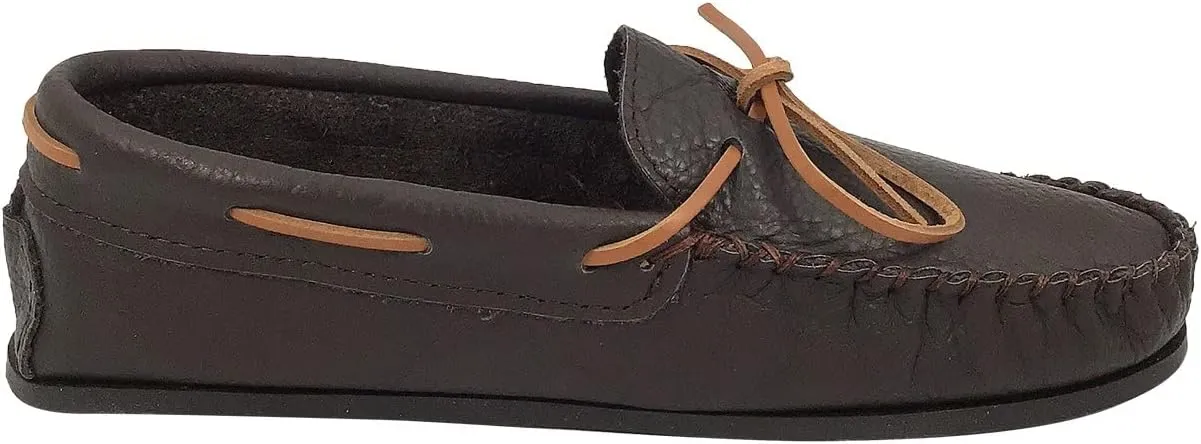 Laurentian Chief Men's Buffalo Leather Moccasin Shoes