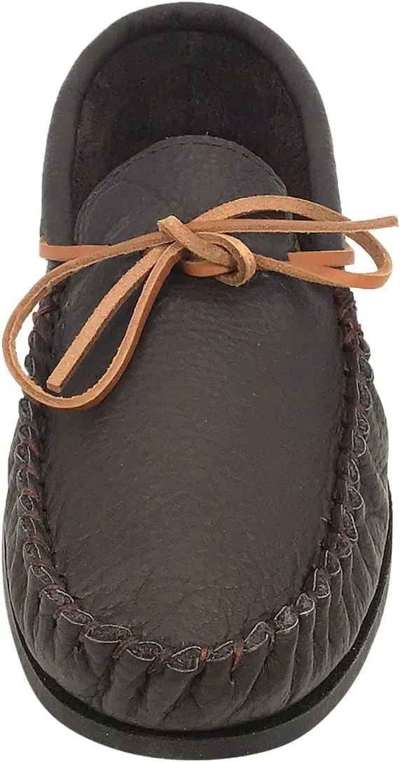 Laurentian Chief Men's Buffalo Leather Moccasin Shoes