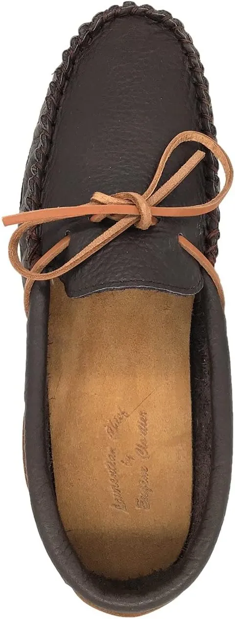 Laurentian Chief Men's Buffalo Leather Moccasin Shoes