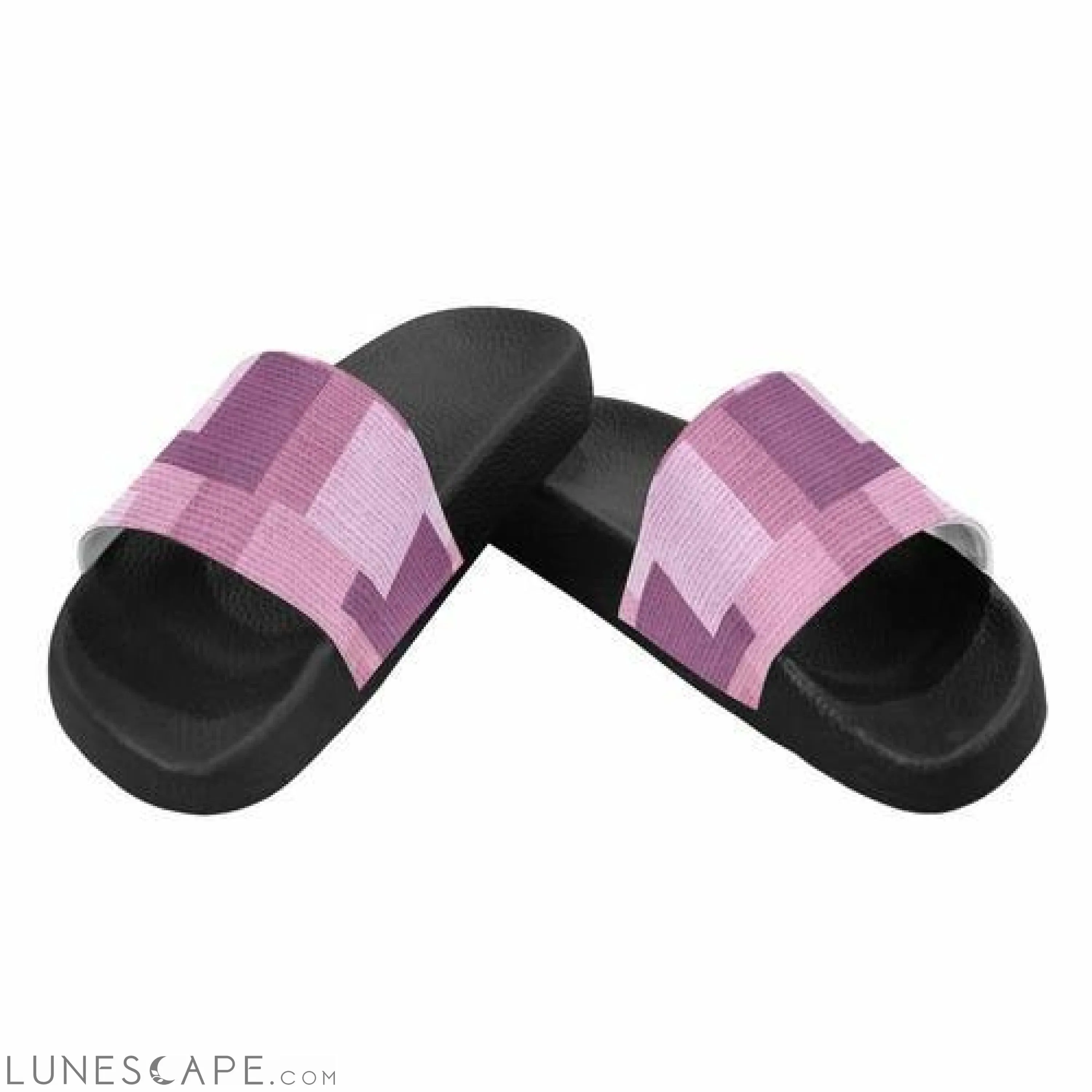 Layered Checks Beach Slides