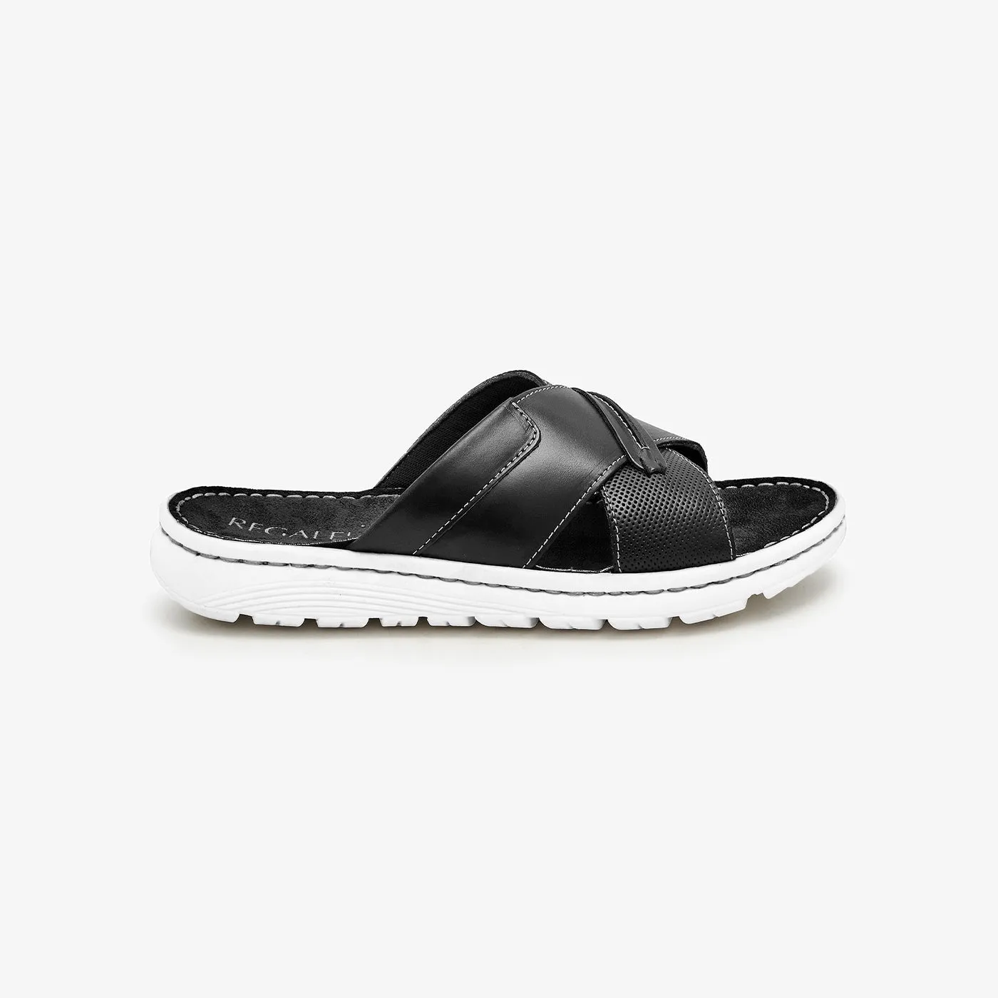 Leather Slide Chappals