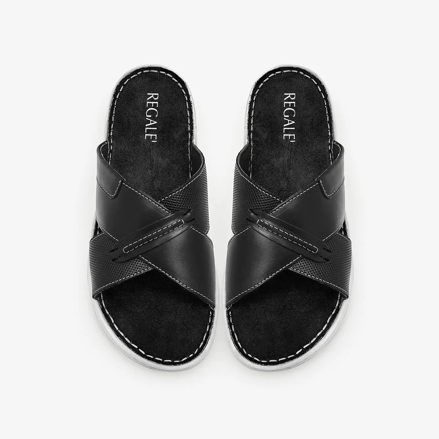 Leather Slide Chappals