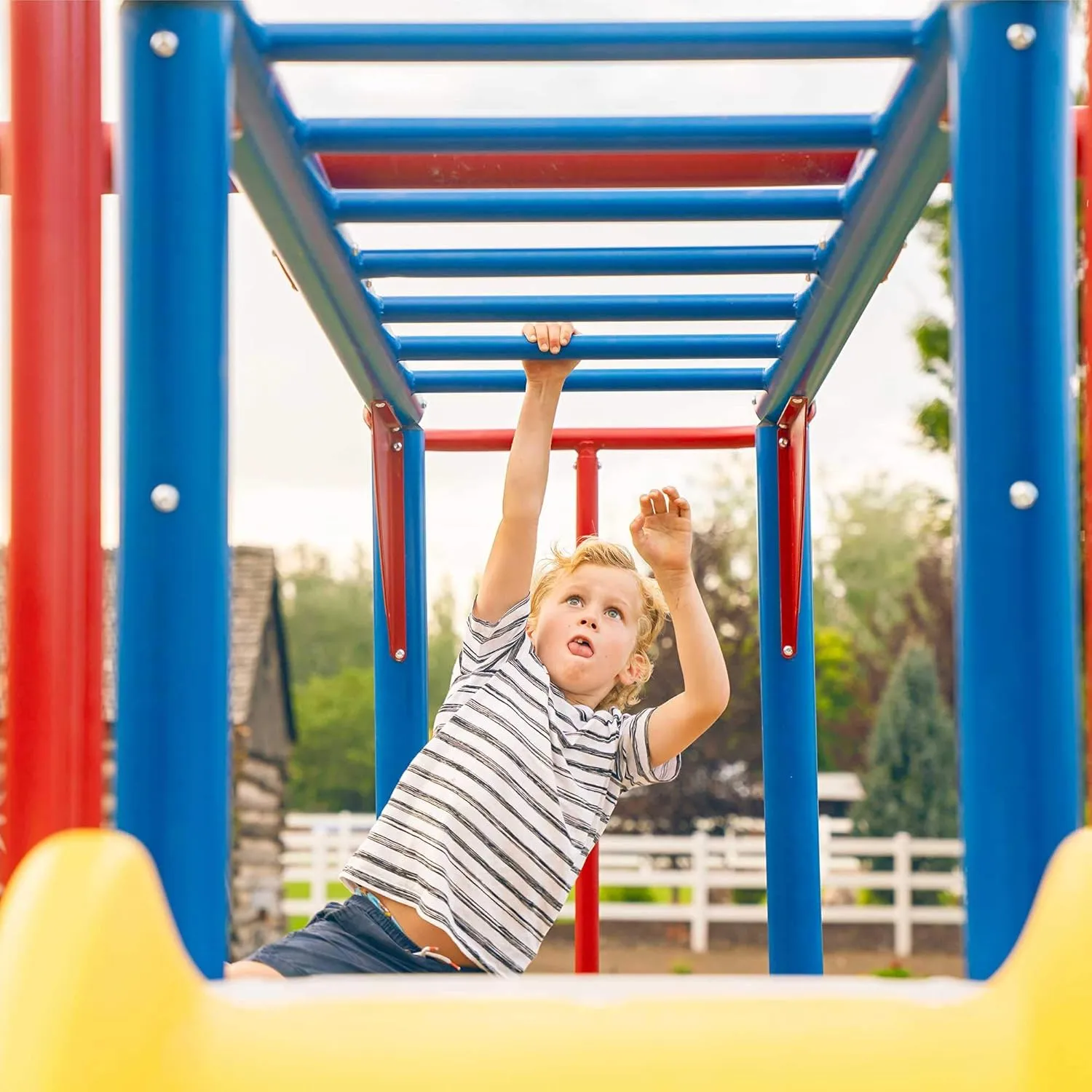 Lifetime 91022 Monkey Bar Adventure Swing Set, Primary
