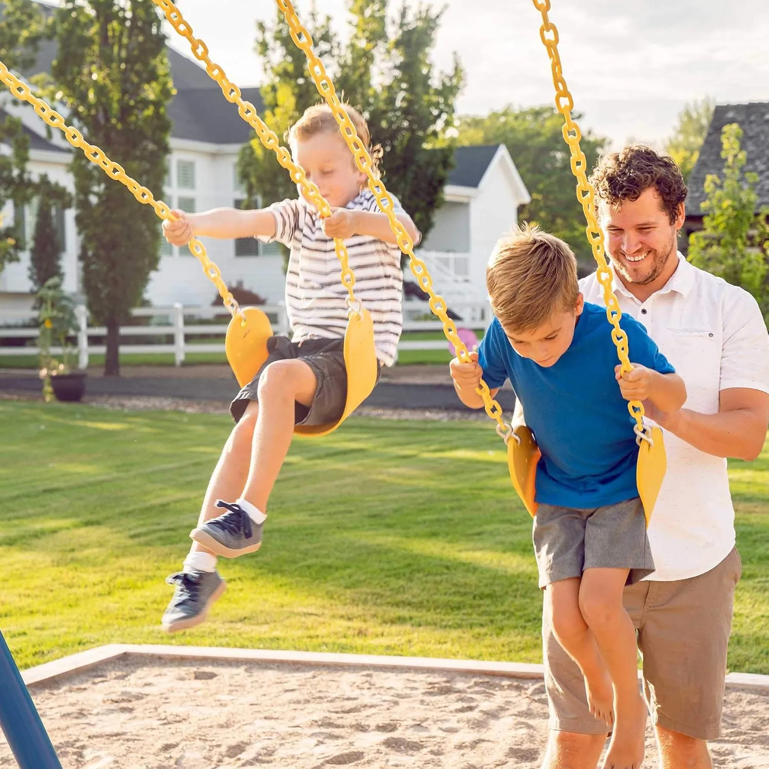 Lifetime 91022 Monkey Bar Adventure Swing Set, Primary