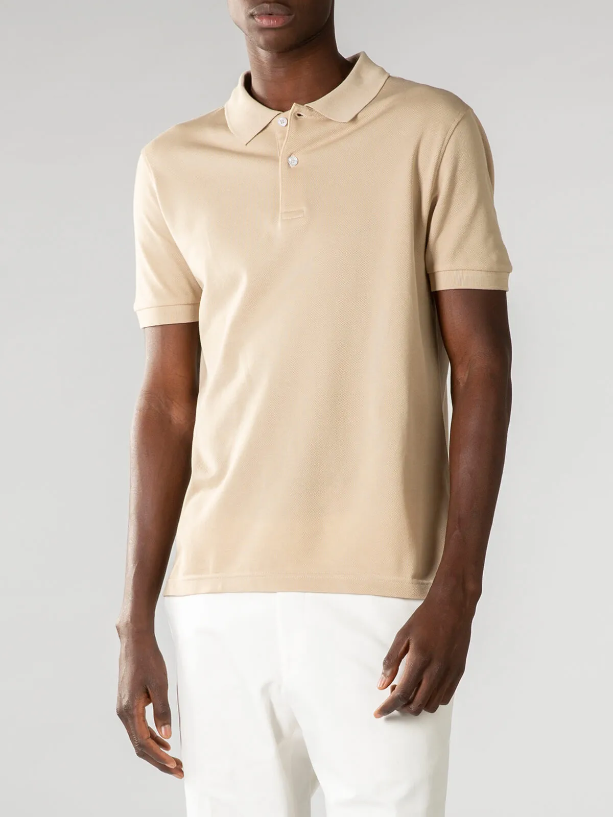 Light Beige Polo Shirt