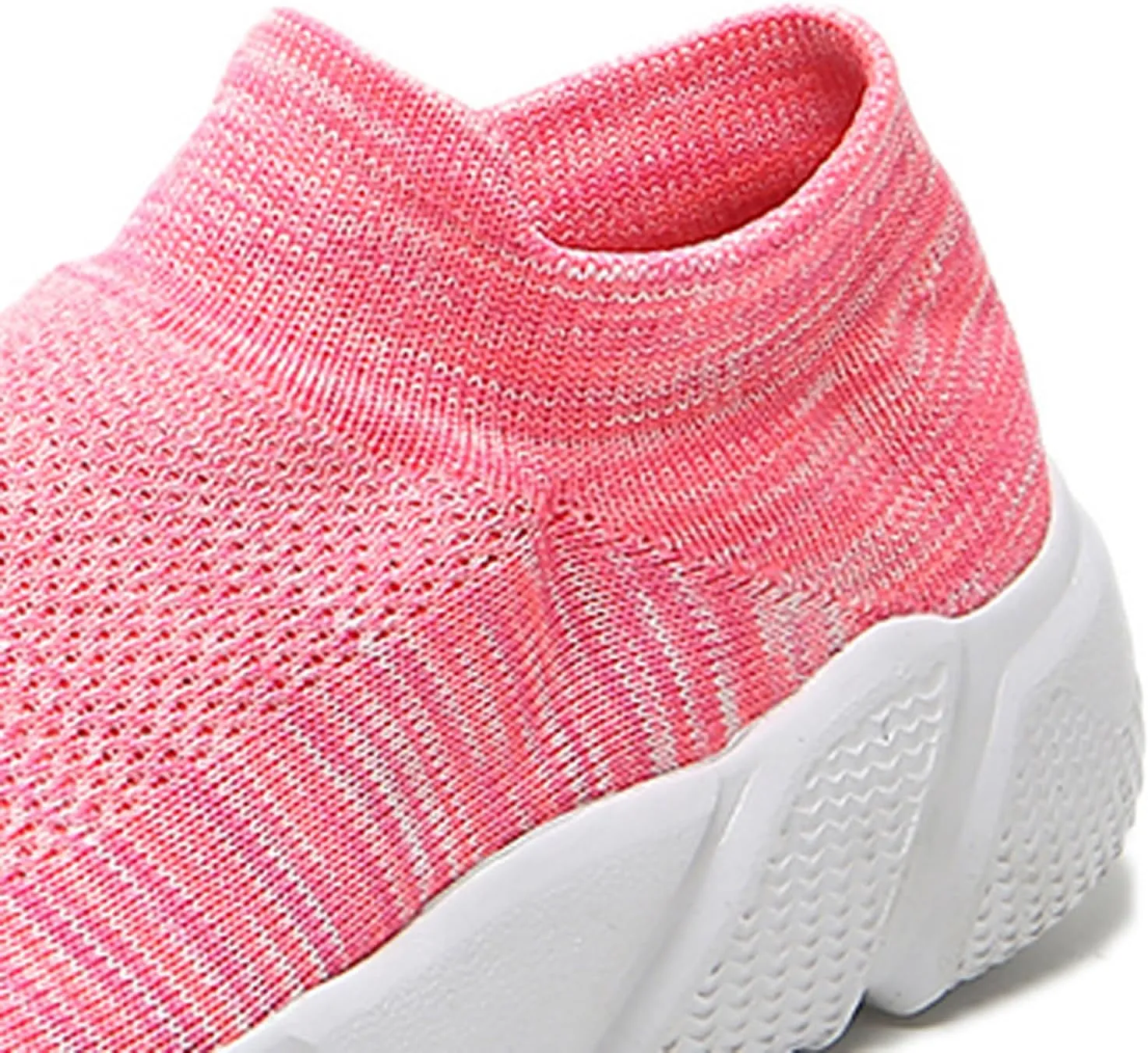 LLTMALL Women's Knit Loafer Sneakers Mesh Breathable Slip on Tennis Walking Sock Shoes