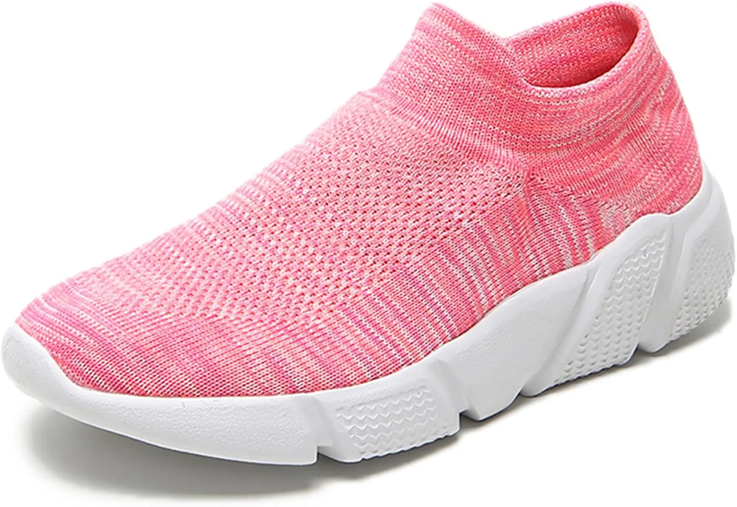 LLTMALL Women's Knit Loafer Sneakers Mesh Breathable Slip on Tennis Walking Sock Shoes