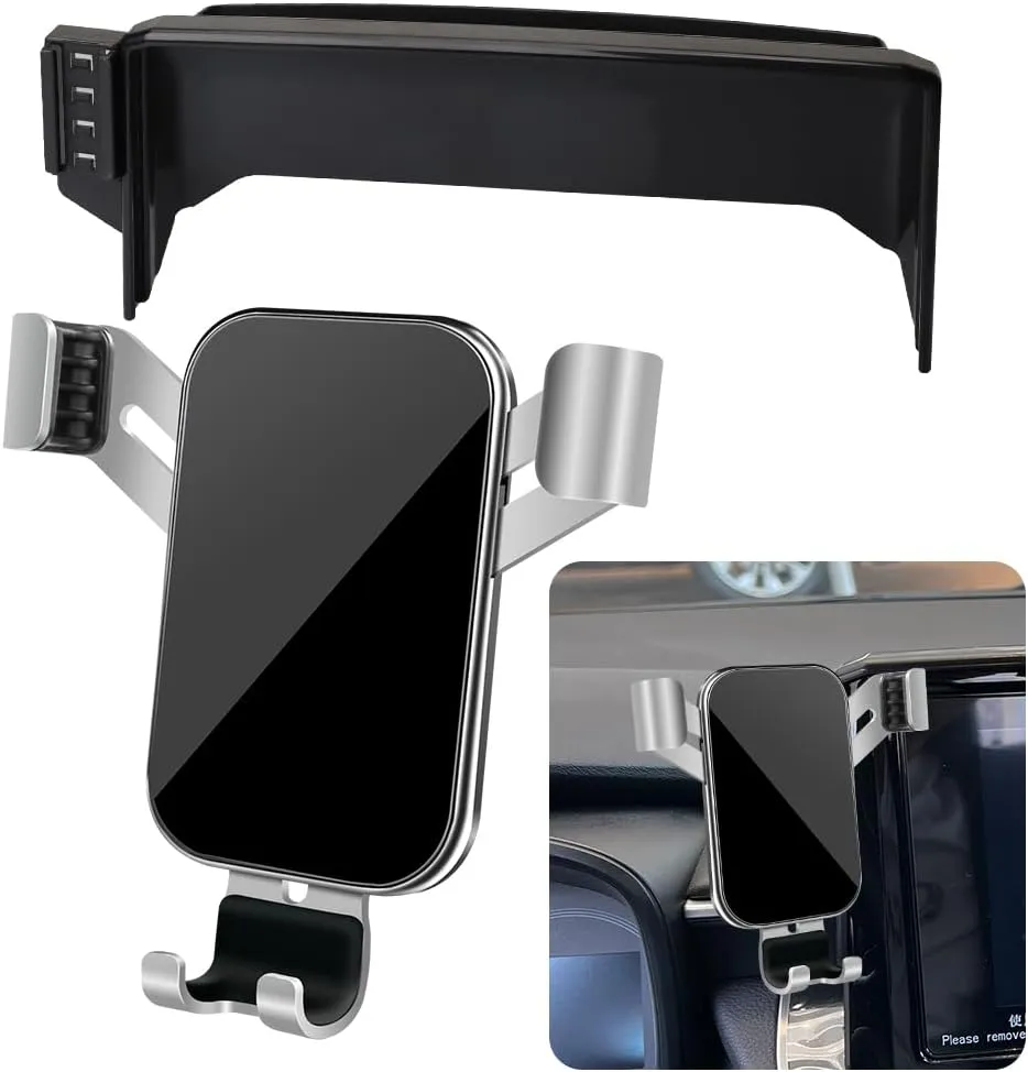 LUNQIN Car Phone Holder for Toyota Corolla 2020 2021 2022 2023 2024 2025 and Toyota Corolla Cross 2022-2025 Auto Interior Accessories Best Cell Phones Mount Cellphone Mobile Cradle GPS Screen Stand
