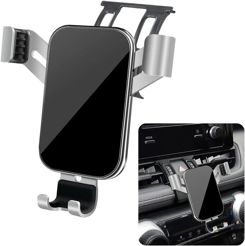 LUNQIN Car Phone Holder Mount for 2019-2025 Toyota RAV4 XLE Premium Adventure TRD Off-Road Limited & 2019-2025 RAV4 Hybrid XSE Limited & 2021-25 RAV 4 Prime XSE Auto Accessories Vent Cell Mobile Stand