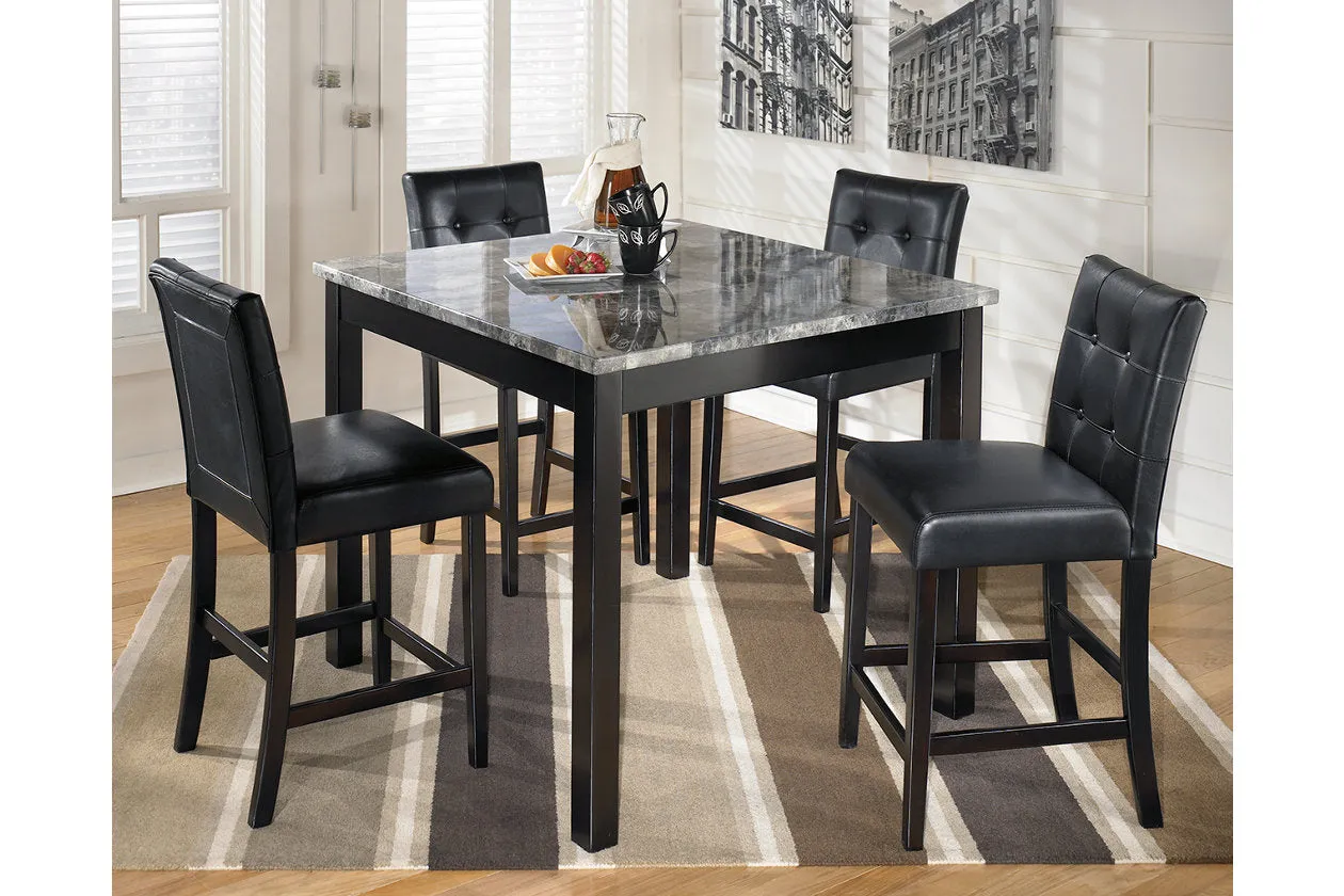 Maysville Counter Height Dining Table and Bar Stools (Set of 5) - D154-223