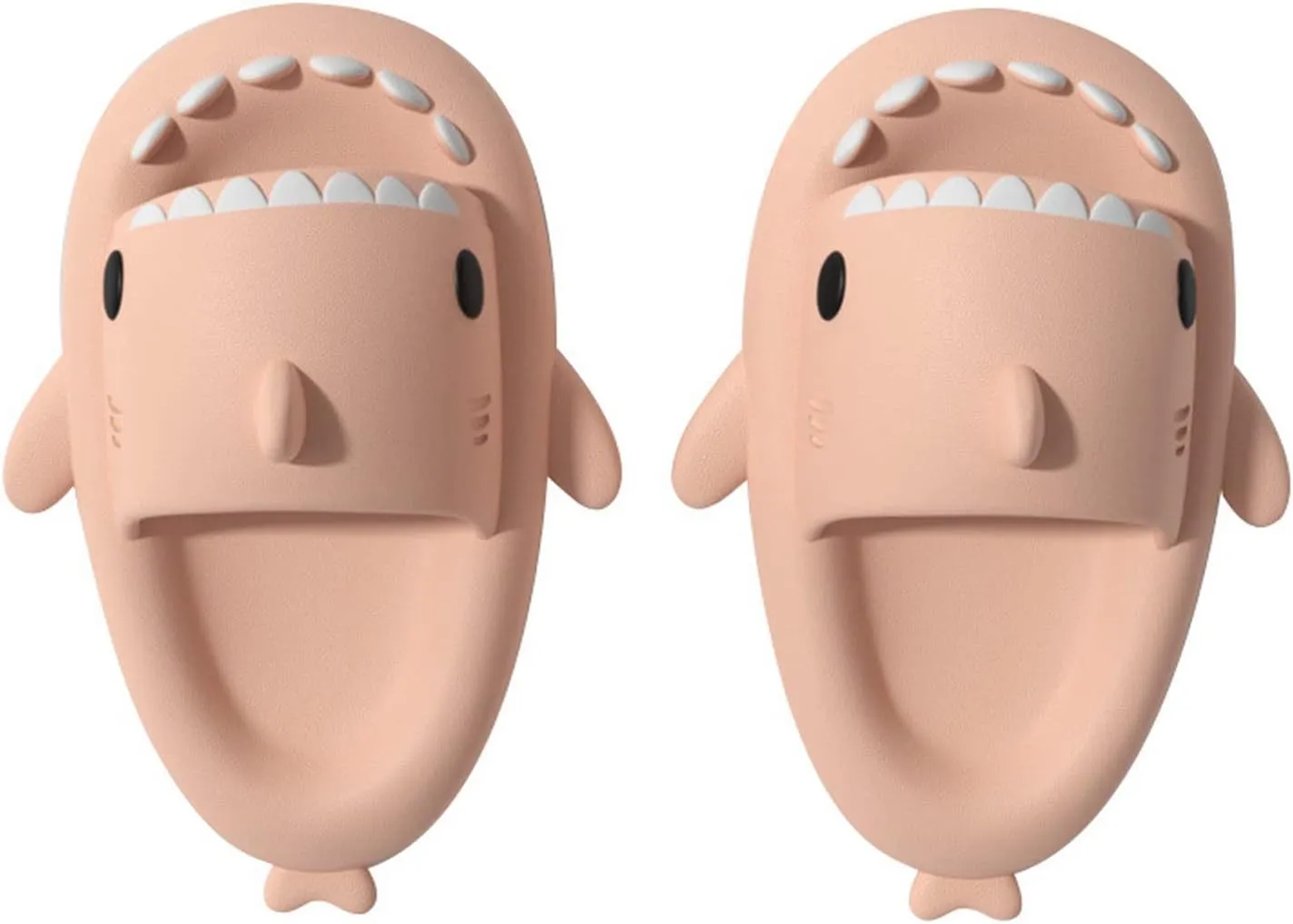 Menore Kids Shark Cloud Slides | Boys Girls Toddlers Pillow Slippers | Cute Cartoon Open Toe Sandals | Cushioned Thick Sole Shower Water Shoes Indoor & Outdoor