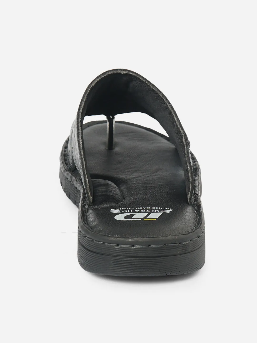 Men's Black Casual Slip On Sandal (ID4067)
