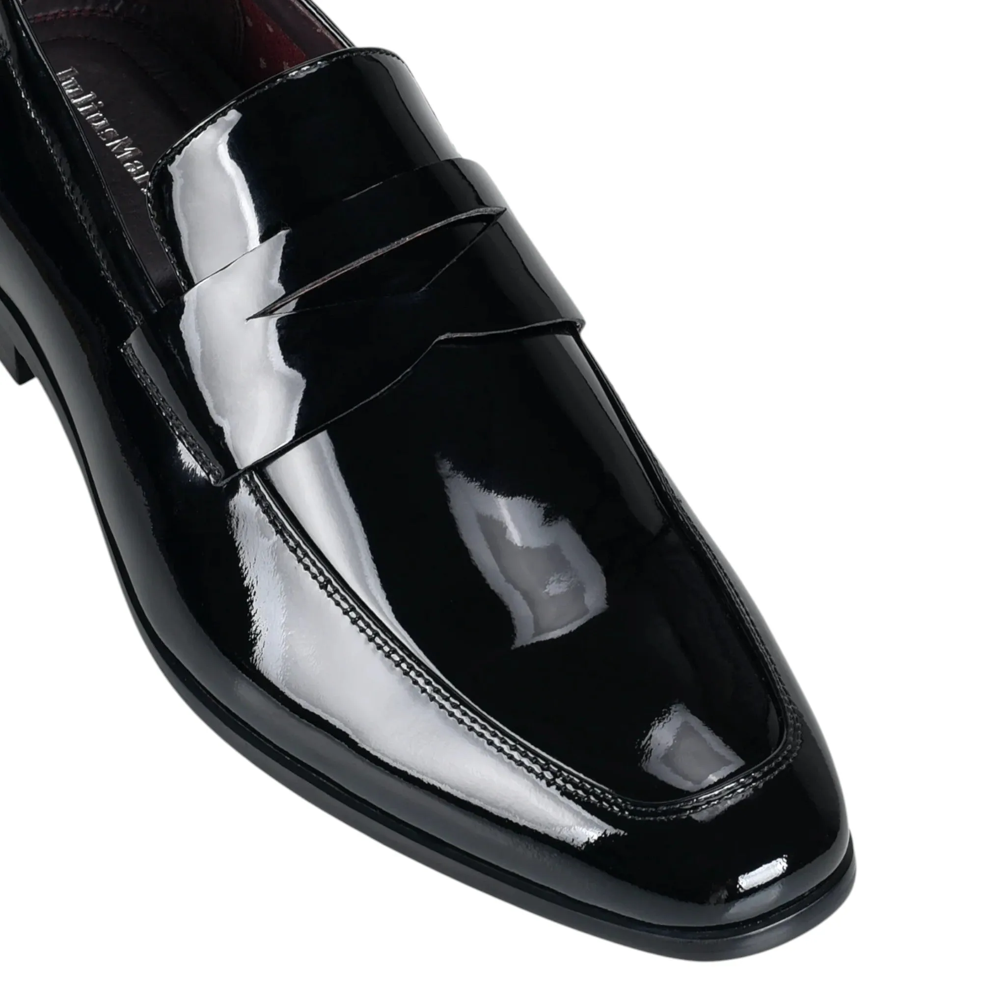 Mens Julius Marlow Jax Shoes Black Patent