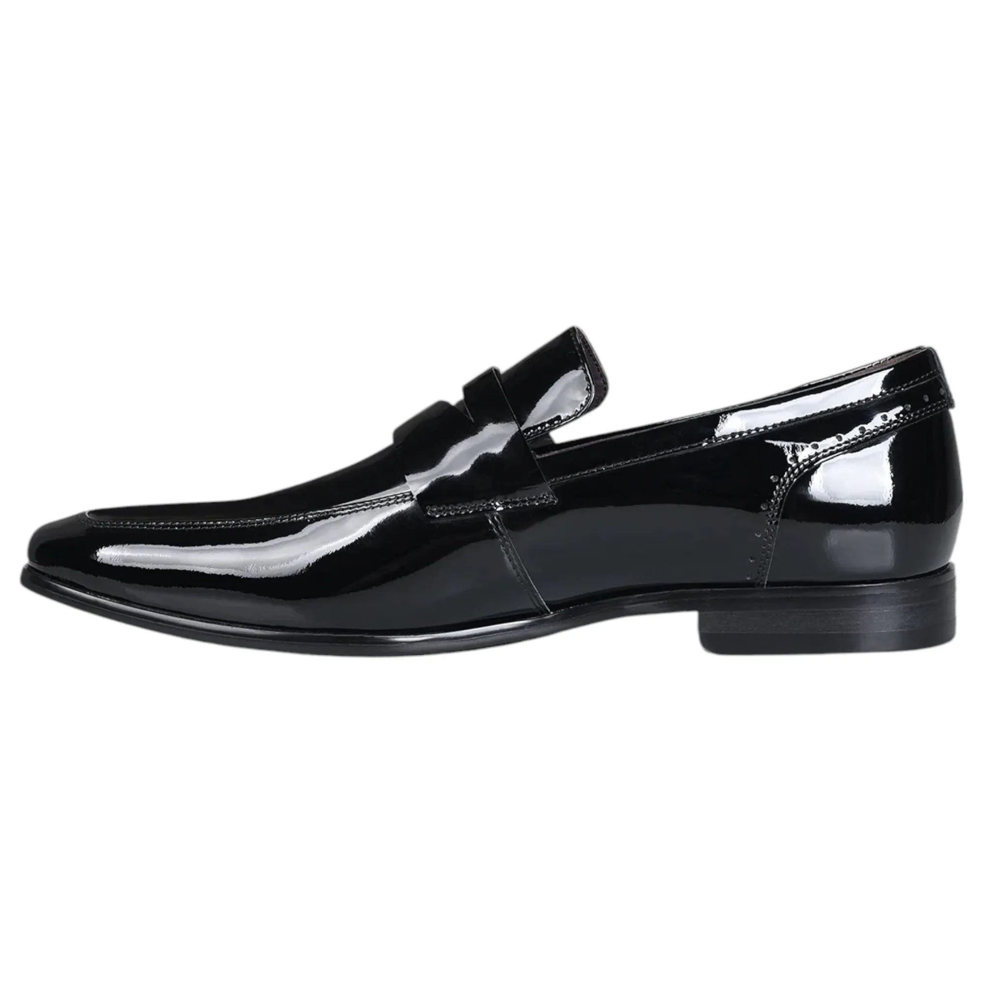 Mens Julius Marlow Jax Shoes Black Patent