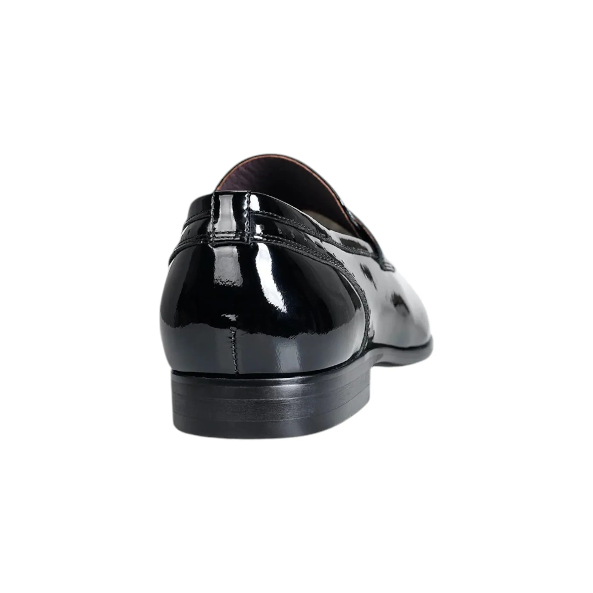 Mens Julius Marlow Jax Shoes Black Patent