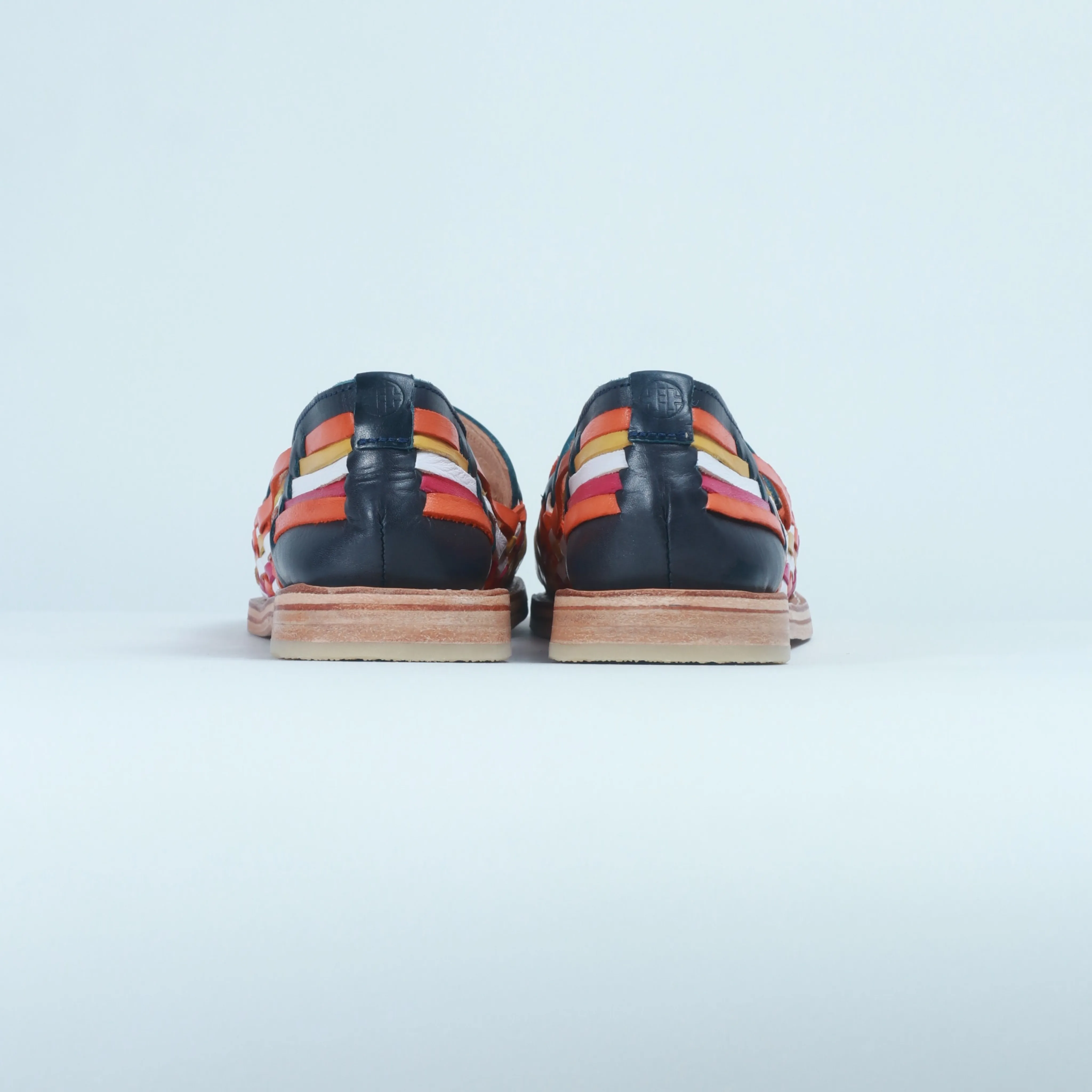 Multi-Coloured Leather Isabel Loafer