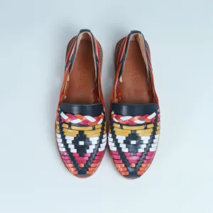 Multi-Coloured Leather Isabel Loafer