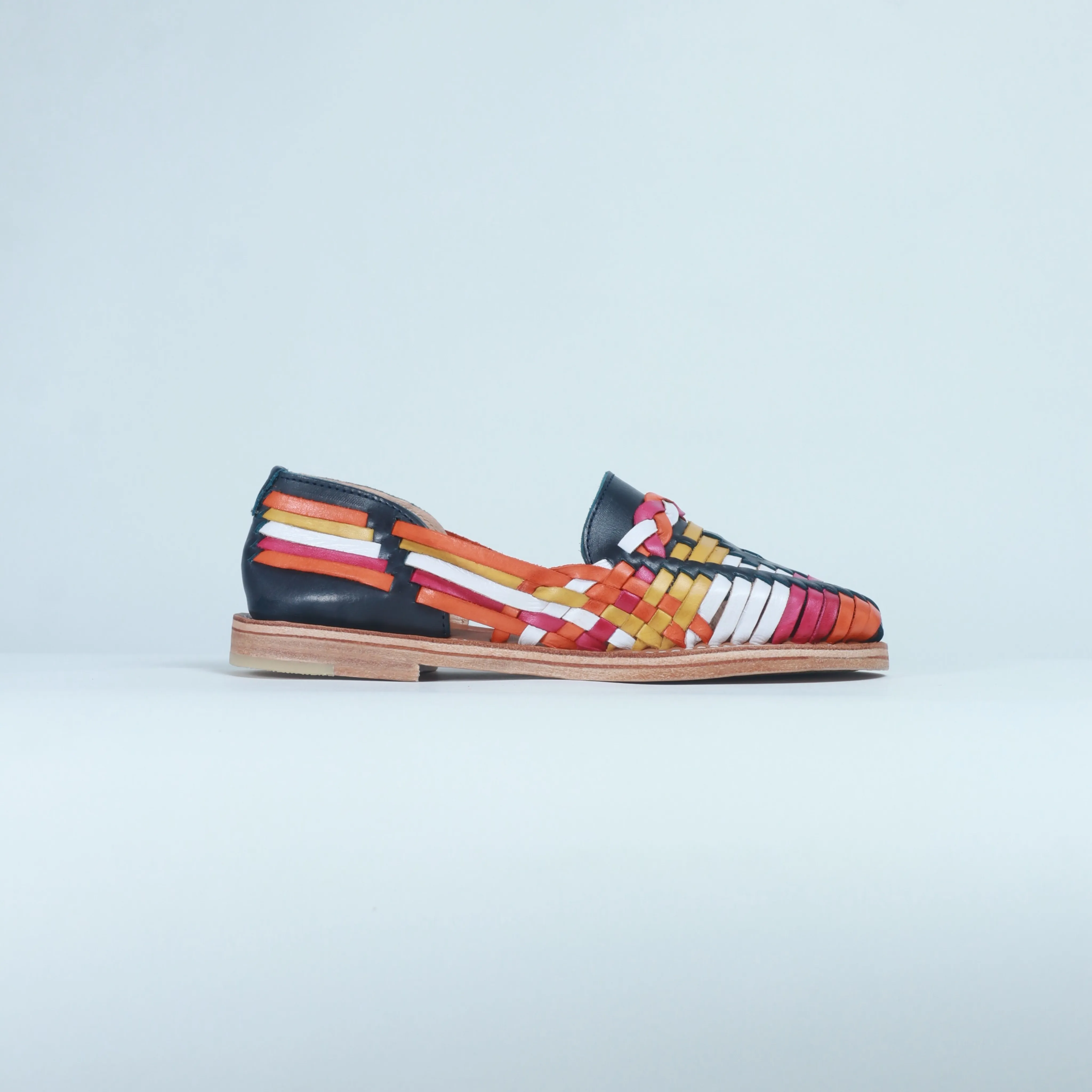Multi-Coloured Leather Isabel Loafer