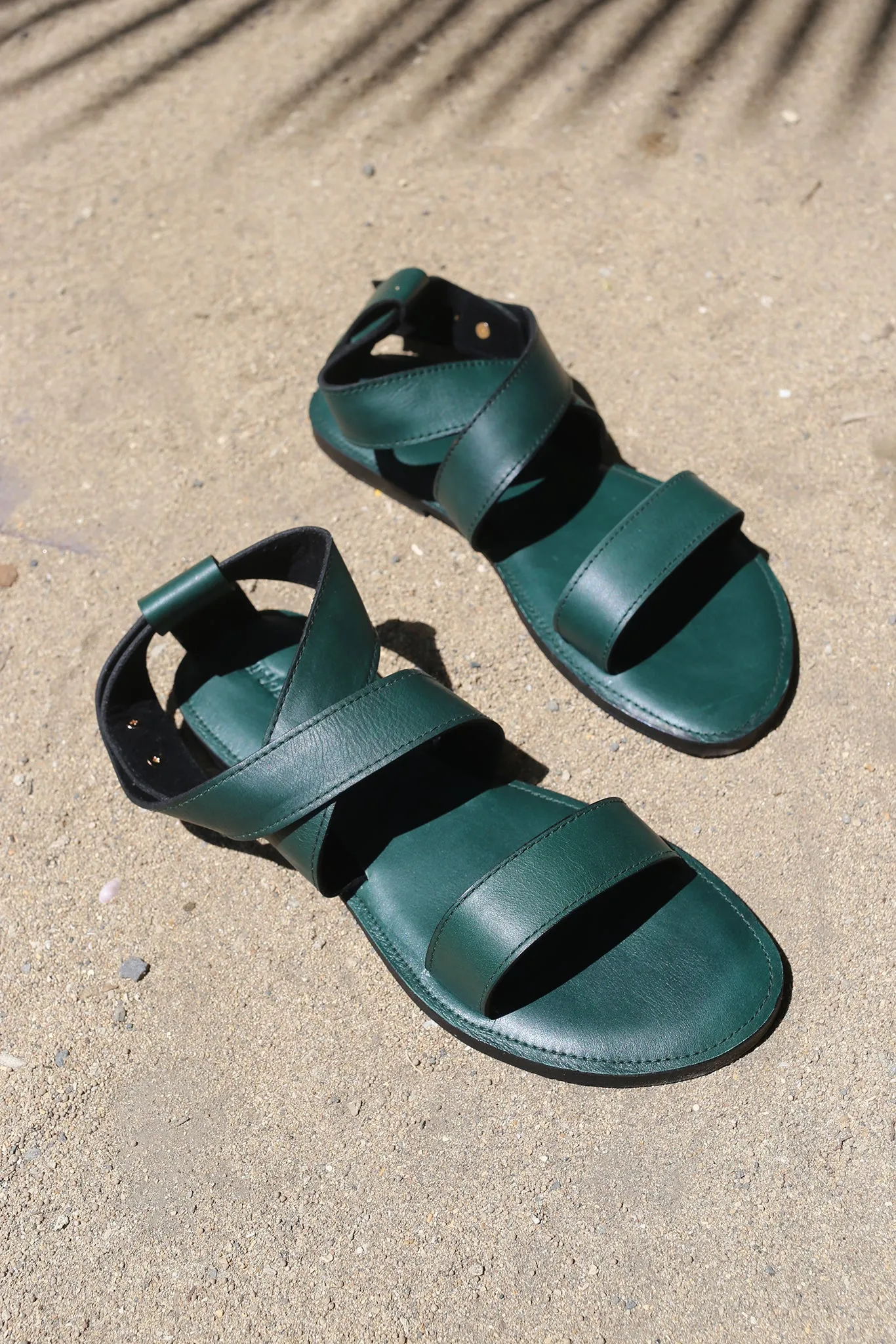 Myrtle Sandal Forest Green