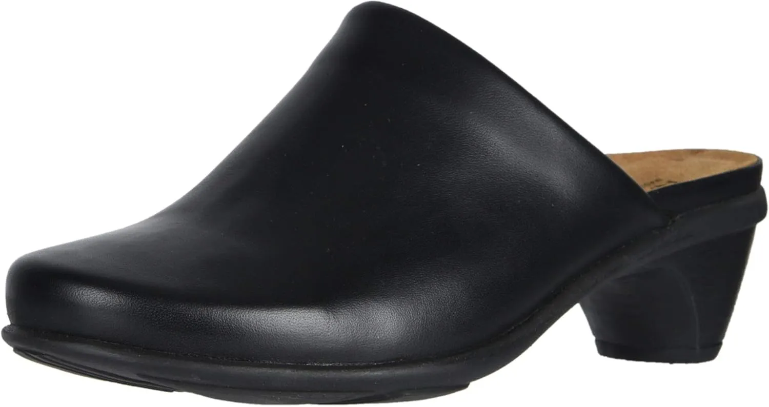 NAOT Women's Pioneer Mule Black Raven Leather 7 M US