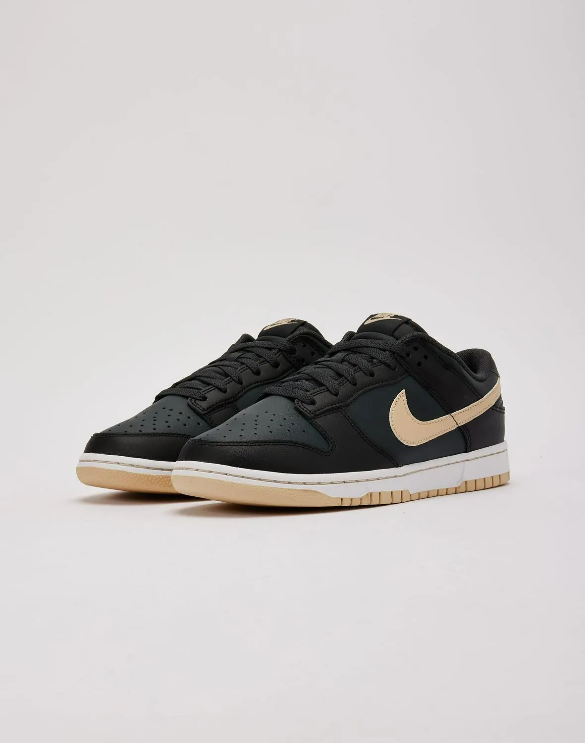 Nike Dunk Low Black Midnight Navy Tan DV0831-005 Shoe Sneaker Trainer