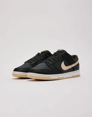Nike Dunk Low Black Midnight Navy Tan DV0831-005 Shoe Sneaker Trainer