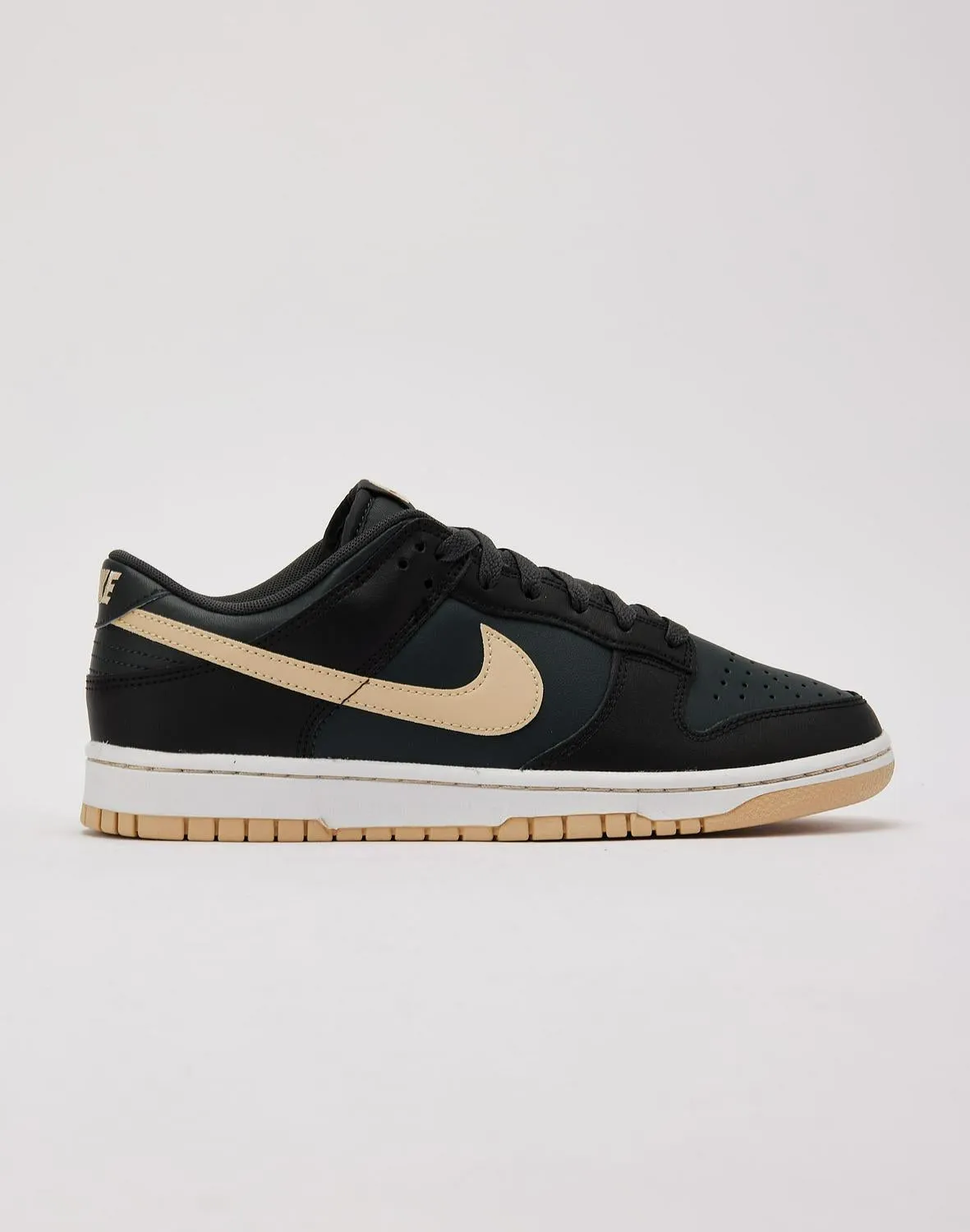 Nike Dunk Low Black Midnight Navy Tan DV0831-005 Shoe Sneaker Trainer
